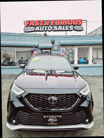 2021 Toyota Highlander for sale at FAST AND FURIOUS AUTO SALES in Newark NJ
