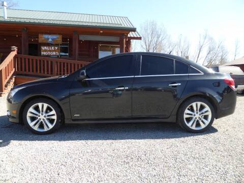 2012 Chevrolet Cruze for sale at VALLEY MOTORS in Kalispell MT