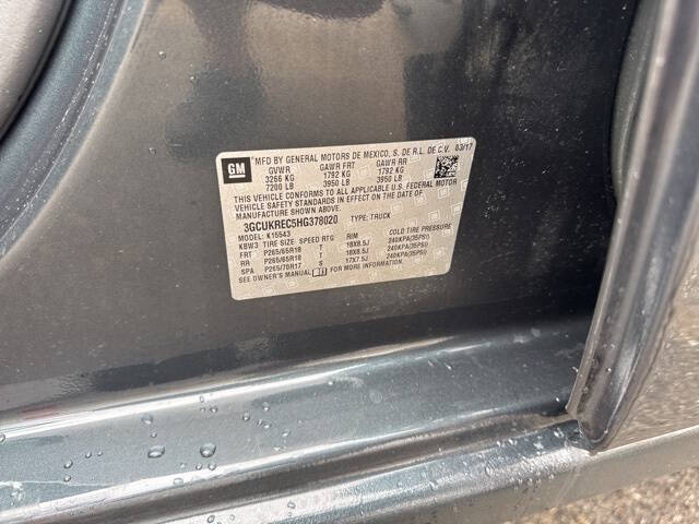 2017 Chevrolet Silverado 1500