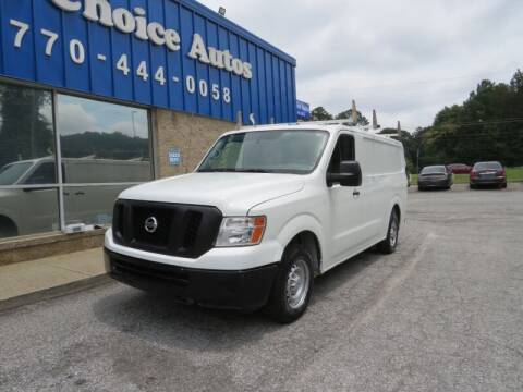 2016 Nissan NV for sale at Southern Auto Solutions - 1st Choice Autos in Marietta GA