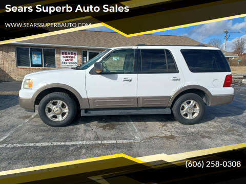2003 Ford Expedition for sale at Sears Superb Auto Sales in Corbin KY