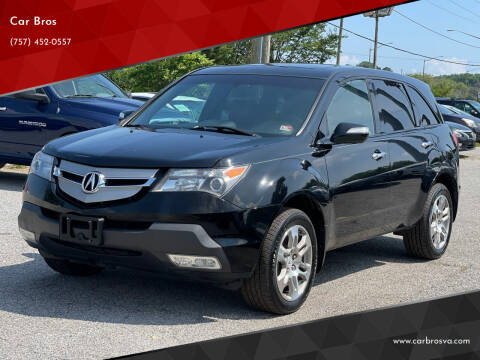 2009 Acura MDX for sale at Car Bros in Virginia Beach VA
