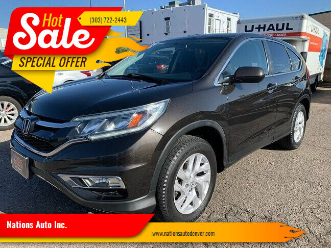 2015 Honda CR-V for sale at Nations Auto Inc. in Denver CO