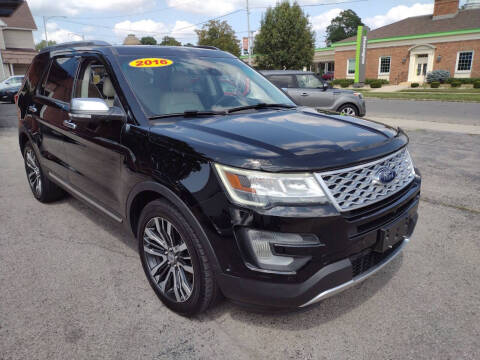 2016 Ford Explorer for sale at BELLEFONTAINE MOTOR SALES in Bellefontaine OH