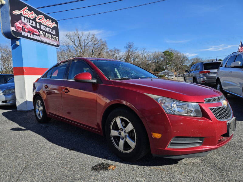 2014 Chevrolet Cruze for sale at Auto Outlet Sales and Rentals in Norfolk VA