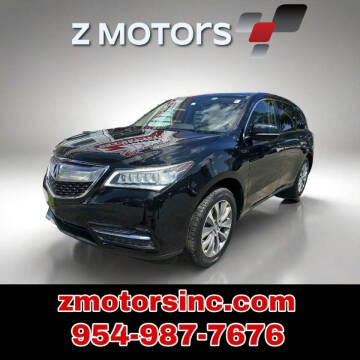 2014 Acura MDX for sale at Z Motors in North Lauderdale FL