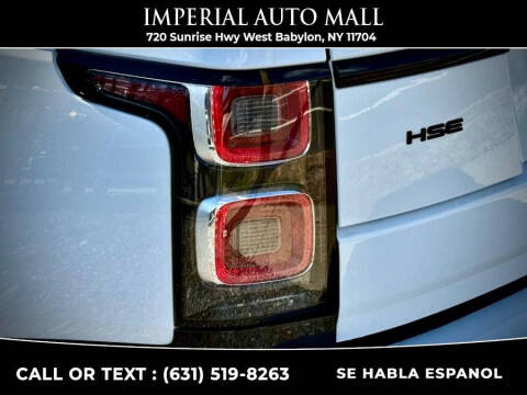 2018 Land Rover Range Rover HSE