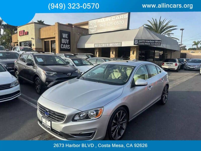 2015 Volvo S60 for sale at Allin Cars in Costa Mesa CA