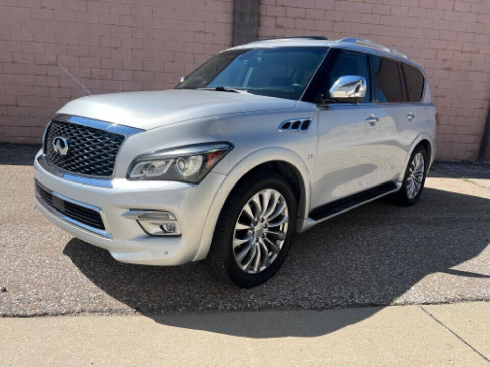 2016 INFINITI QX80 for sale at Slideways Customs Auto Sales in Omaha, NE