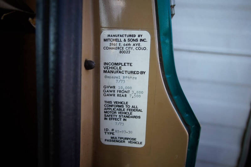 1973 Chevrolet C30 Camper Special