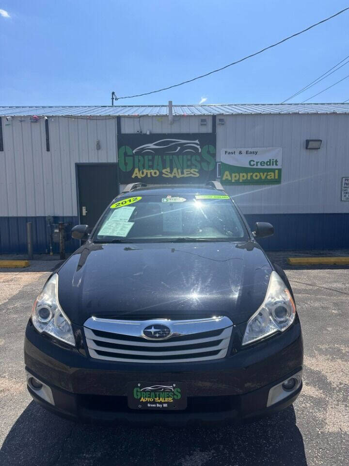 2012 Subaru Outback for sale at GREATNESS AUTO SALES in Green Bay, WI