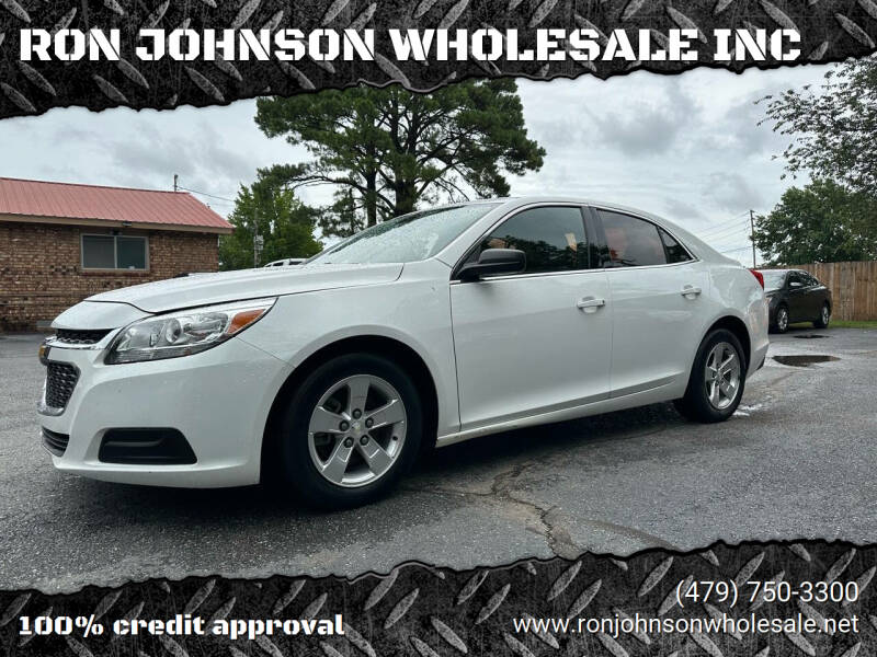 2016 Chevrolet Malibu Limited for sale at RON JOHNSON WHOLESALE INC in Springdale AR