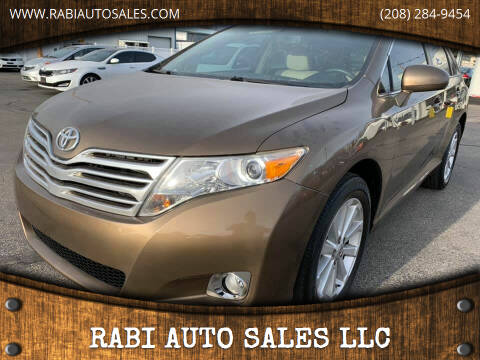 2011 Toyota Venza for sale at RABI AUTO SALES LLC in Garden City ID