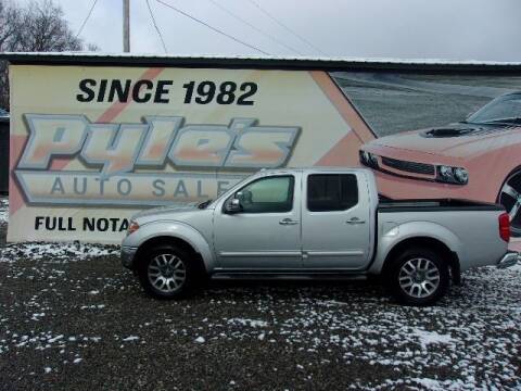 2013 Nissan Frontier for sale at Pyles Auto Sales in Kittanning PA