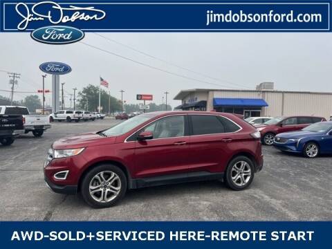 2018 Ford Edge for sale at Jim Dobson Ford in Winamac IN