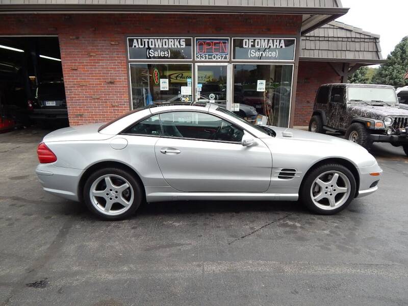 2003 Mercedes-Benz SL-Class for sale at AUTOWORKS OF OMAHA INC in Omaha NE