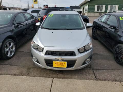 2012 Chevrolet Sonic for sale at Brothers Used Cars Inc in Sioux City IA