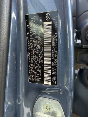 2012 Toyota Yaris Fleet