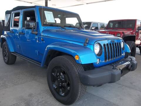 2015 Jeep Wrangler Unlimited for sale at Broken Arrow Motor Co in Broken Arrow OK