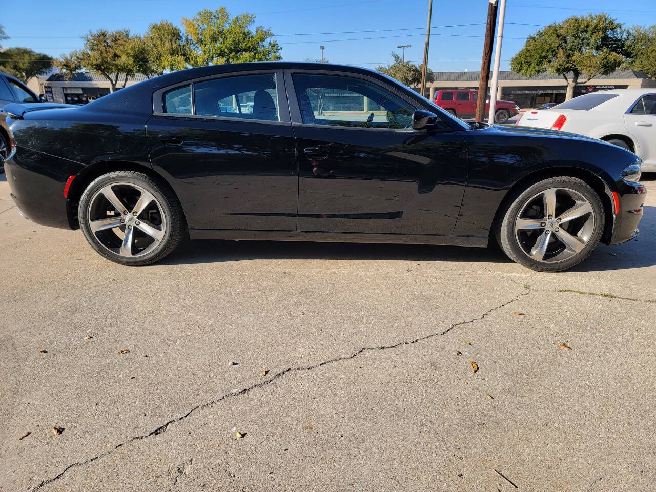Black 2017 Dodge Charger SE SE 4dr Sedan 2