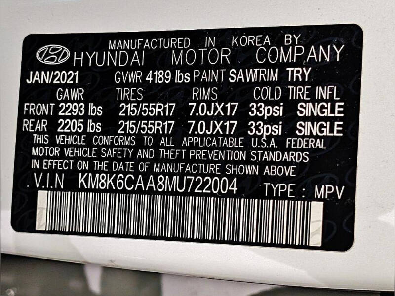 2021 Hyundai Kona SEL Plus