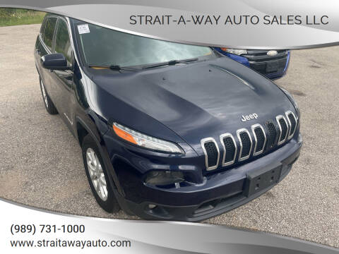 2016 Jeep Cherokee for sale at Strait-A-Way Auto Sales LLC in Gaylord MI
