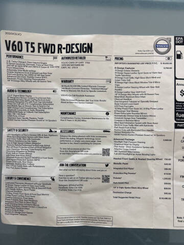 2020 Volvo V60 T5 R-Design