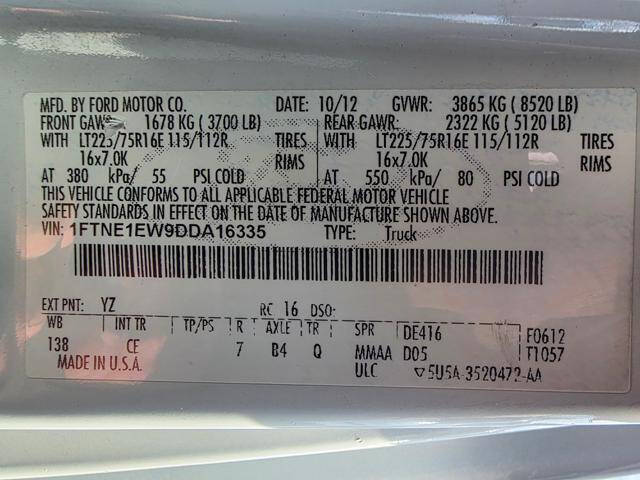 2013 Ford E-Series E-150
