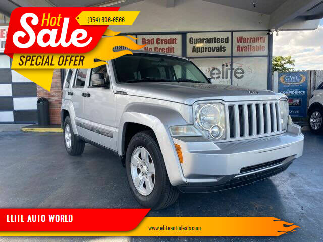 2011 Jeep Liberty for sale at ELITE AUTO WORLD in Fort Lauderdale FL