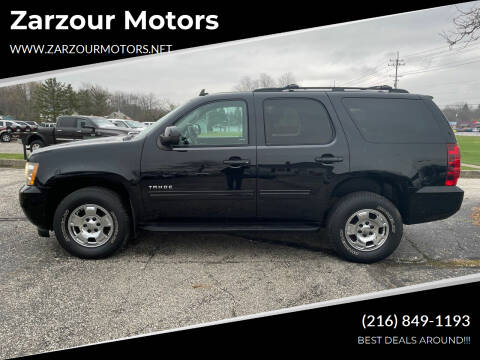 2014 Chevrolet Tahoe for sale at Zarzour Motors in Chesterland OH