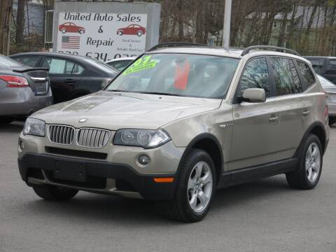 2007 BMW X3 for sale at United Auto Sales & Service Inc in Leominster MA