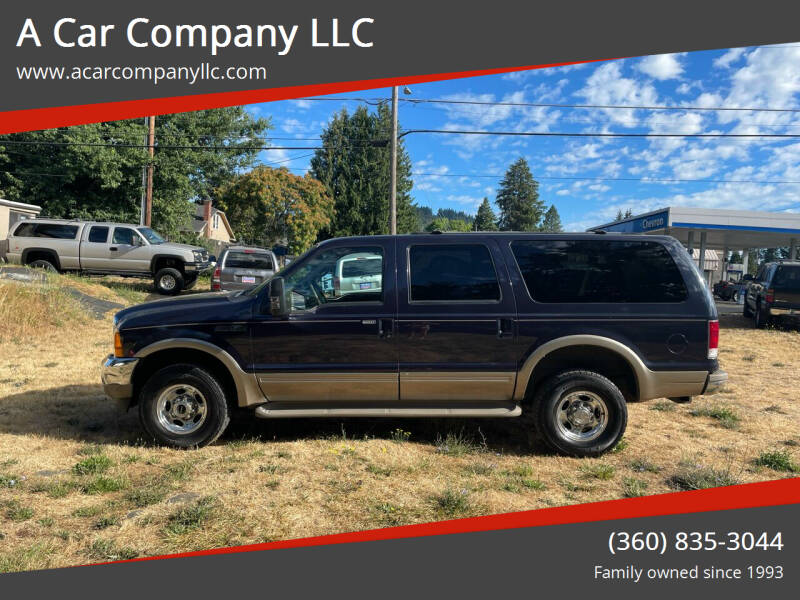 2000 Ford Excursion for sale at A Car Company LLC in Washougal WA