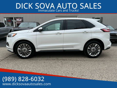 2021 Ford Edge for sale at DICK SOVA AUTO SALES in Shepherd MI