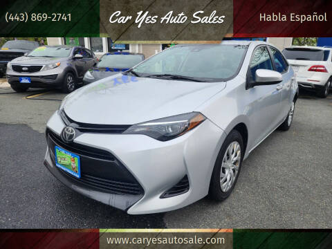 2018 Toyota Corolla for sale at Car Yes Auto Sales in Baltimore MD