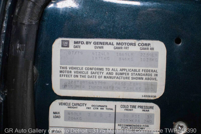 1979 Chevrolet Corvette