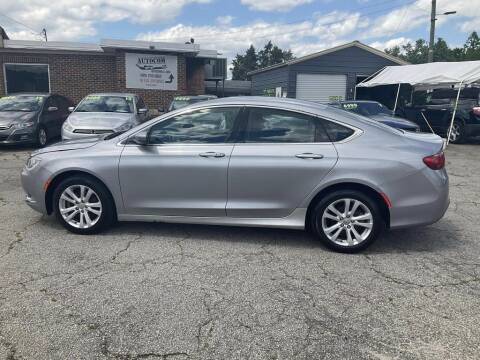 2015 Chrysler 200 for sale at Autocom, LLC in Clayton NC