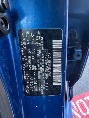 2016 Hyundai Accent SE