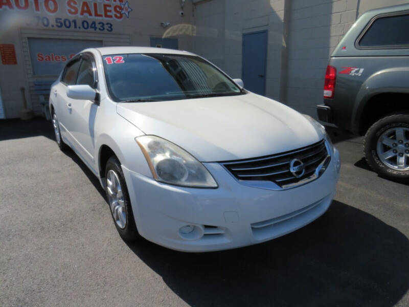 2012 Nissan Altima for sale at Small Town Auto Sales Inc. in Hazleton PA