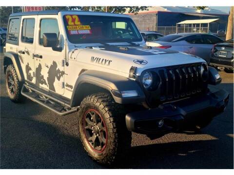 2022 Jeep Wrangler Unlimited for sale at ATWATER AUTO WORLD in Atwater CA