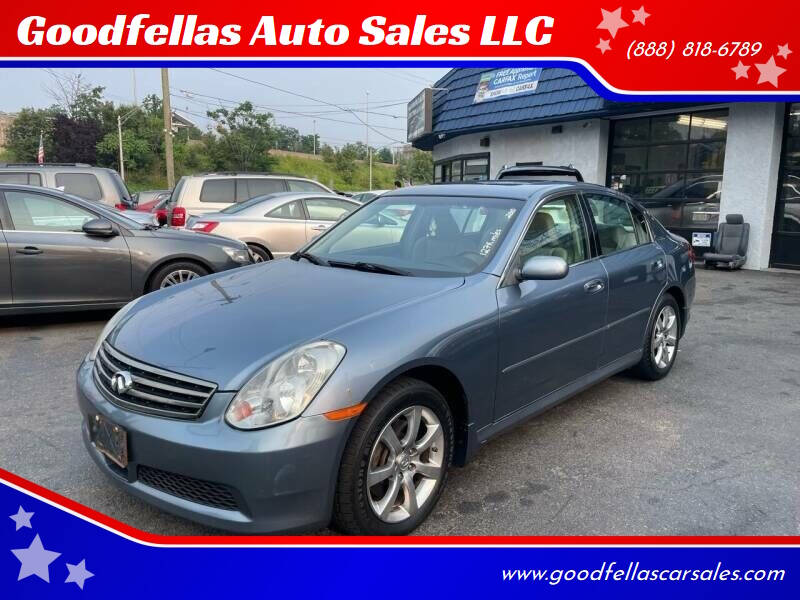 2006 Infiniti G35 for sale at Goodfellas Auto Sales LLC in Clifton NJ