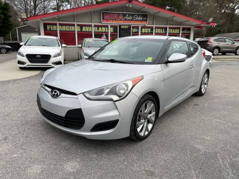 2016 Hyundai Veloster for sale at Mira Auto Sales in Raleigh NC
