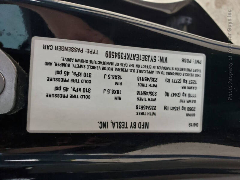 2019 Tesla Model 3