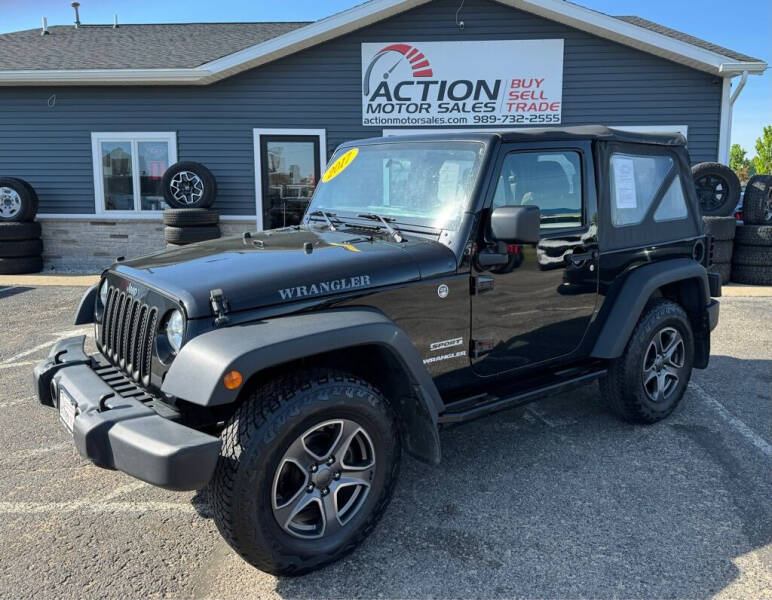 2017 Jeep Wrangler for sale at Action Motor Sales in Gaylord MI