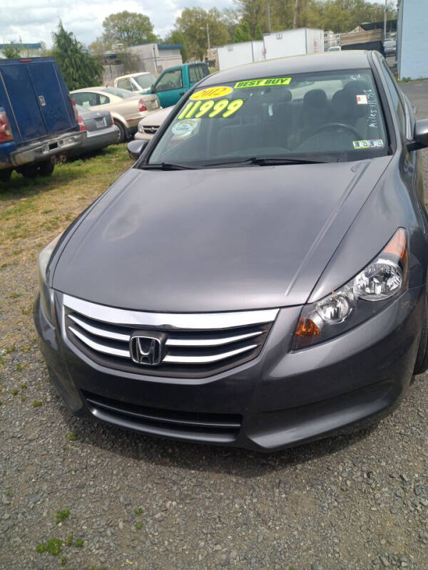 2012 Honda Accord for sale at BRAUNS AUTO SALES in Pottstown PA