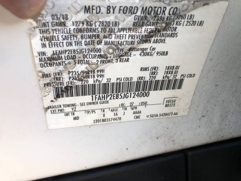 2018 Ford Taurus SEL