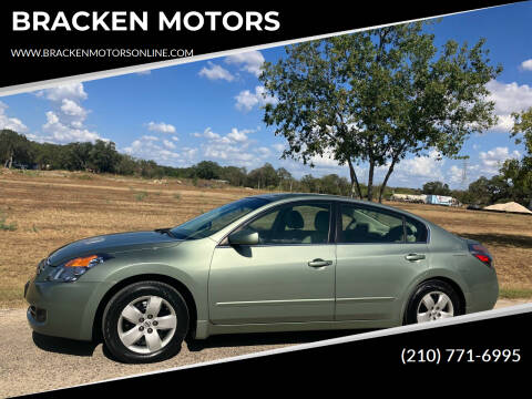 2008 Nissan Altima for sale at BRACKEN MOTORS in San Antonio TX