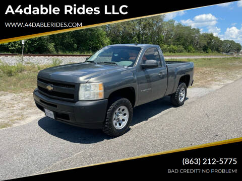 2011 Chevrolet Silverado 1500 for sale at A4dable Rides LLC in Haines City FL