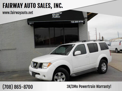 2005 Nissan Pathfinder for sale at FAIRWAY AUTO SALES, INC. in Melrose Park IL