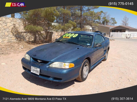 1998 Ford Mustang for sale at Escar Auto in El Paso TX