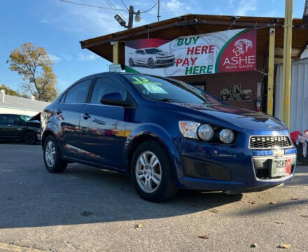 2013 Chevrolet Sonic for sale at ASHE AUTO SALES, LLC. in Dallas TX